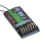 Flysky-Avión de radiocontrol Fs I6, control remoto de plástico, bricolaje, 2,4G, G, tipo de sistemas de radio